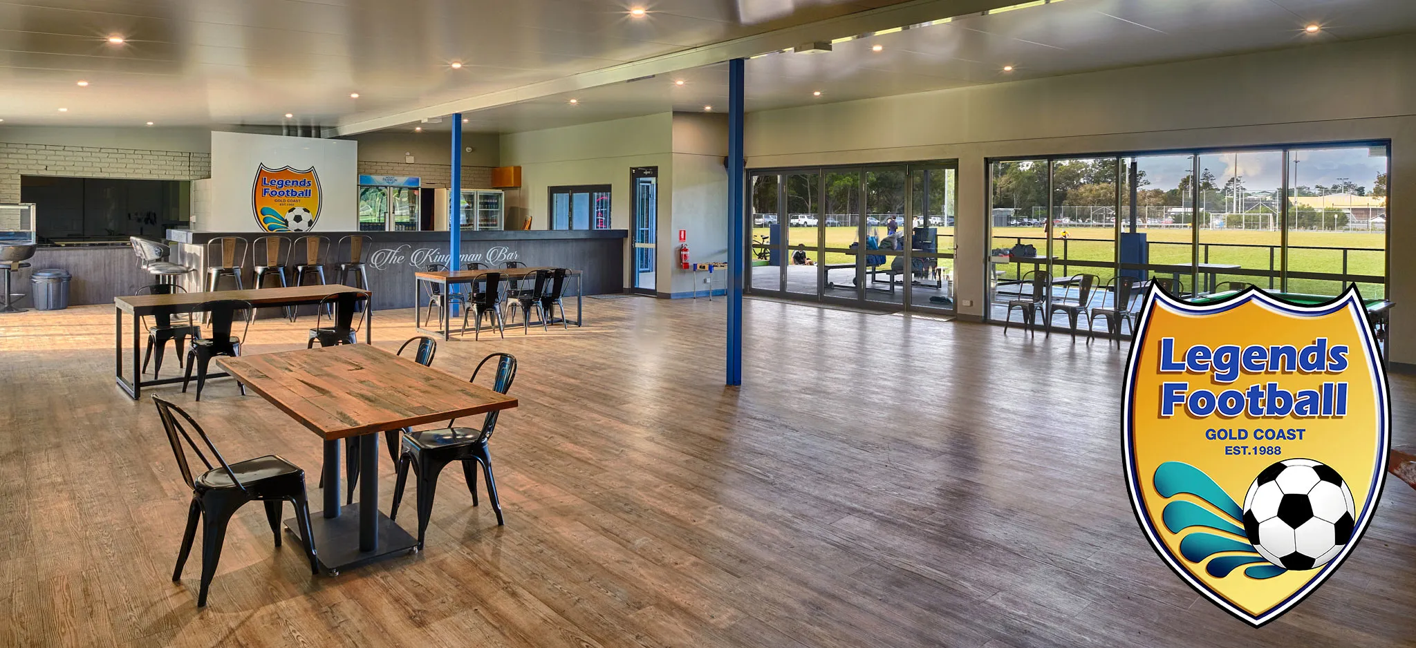 Inside the Legends Football clubhouse